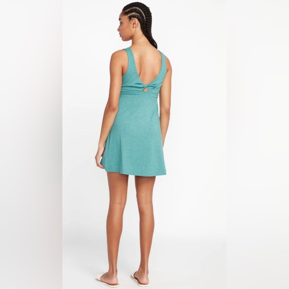 Volcom Jade Desert Bunnie green Keyhole Mini skater look reversible Dress sizeXS - Picture 9 of 9